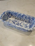 Bennington Pottery Morning Glory Loaf Bread Pan Vermont 12" X 5.5". Fixed Price $29.99.