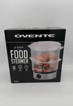 Ovente 2-TIER Food Steamer FS625S Qt Dishwasher Safe Easy Clean Timer Auto-off. Fixed Price $17.97.