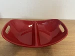 Rachael Ray Serverware Divided Fish Serving Bowl Oven Safe Dish Bakeware 14". Fixed Price $19.99.