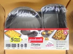Goodcook Everyday Nonstick Steel 5-PIECE Bakeware Value Set Brand New. Fixed Price $37.95.