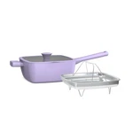So Yummy By Bella 3 Piece Square Pan Set, Aluminum Cookware - Lavender. Fixed Price $54.63.