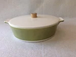 Corningware, P-701-B, Quart Green Covered Dish Vintage Mcm Collectible. Fixed Price $20.00.