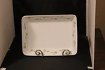 Anchor Ovenware 2.5 Qt Rectangular Floret Baking Dish, Pre Owned. Fixed Price $16.75.