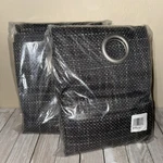 Sun Zero Kline Burlap Weave Thermal 100% Blackout Grommet Top (2 Panel Set). Fixed Price $44.99.