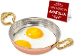 Hakan Copper Egg For Cooking, Handmade Small Frying Pan, Hammered Skillet. Fixed Price $52.99.