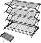 2/3/4-TIER Upgraded Collapsible Cooling Rack With Adjustable Setting Design. Fixed Price $58.99.