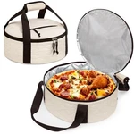 Trunab Round Insulated Casserole Carrier, Pie Carriers For Transport, Cassero.... Fixed Price $38.74.