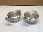 All-clad Stainless Cocottes, Set Of Two. Fixed Price $79.95.