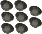 Lot 8X Lloyd Industries 7" Deep Dish Stackable Aluminum Pizza Pans Made Usa. Fixed Price $40.00.