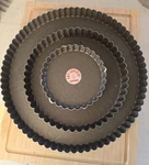 Gobel Fluted Non-stick Pan Set With Removable Bottom. Fixed Price $29.99.