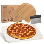 Cuzi Gourmet 3-PIECE Pizza Stone Set 15X12" Thermal Shock Resistant Cordier.... Fixed Price $50.71.