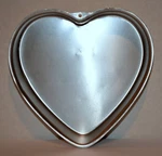 Wilton All Occasion Heart Aluminum Cake Pan 1991 #2105-5176. Fixed Price $11.50.