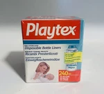 Playtex Drop-ins 80 Count Disposable Feeding Pre-sterilized Liners 240ML Nos. Fixed Price $16.98.