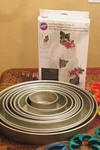 Round Cake Pans Wilton Performance Baking Wedding Tier, Gum Paste Set. Fixed Price $80.00.