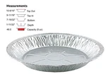Handi-foil 11" Aluminum Pie Pan Extra-deep Disposable Tin Plates Hfa # 4001. Fixed Price $33.99.
