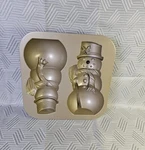 Nordic Ware 10 Cup 3D Snowman Non Stick Cake Baking Pan Mold Cast Aluminum. Fixed Price $19.40.