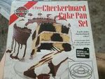 Norpro 4-PIECE Checkerboard Cake Pan Set New In Box See Pictures. Fixed Price $9.00.