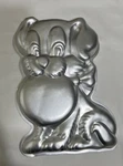 Vtg 1978 Wilton Playful Puppy Dog Cake Pan Mold Birthday #502-7636 Aluminum. Fixed Price $18.00.