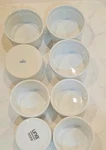 Hic & Una Porcelain By Norpro White Ramekin Bowl Set Of 8, Oven Safe. Fixed Price $28.00.