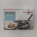 Nordic Ware Filled Pancake Ebelskiver Cast Aluminum Make. Fixed Price $21.24.