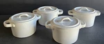 Sur La Table Stoneware Set 4 Mini 8OZ Crock Dutch Oven Dish & Lid. Fixed Price $59.95.