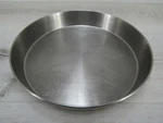 West Bend Round Cake Pan Stainless Steel Bakeware 9" X 1/2" Made Usa. Fixed Price $25.97.