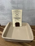 Pampered Chef Stoneware Square Baker #1490 Family Heritage Collection. Fixed Price $30.00.