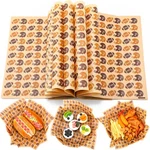 150 Sheets Football Deli Wax Paper Food Tray Basket Liners Grease Res. Fixed Price $20.71.