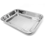Norpro Stainless Steel 16 Inch Roast & Lasagna Pan, Heavy Duty, 2" Depth. Fixed Price $51.23.