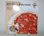 Kitchen Collection 13" Pizza Bakestone With Chrome Rack *new* Distressed Box. Fixed Price $24.00.