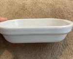 Emile Henry France #9609 Rectangular Baker Baking Dish 5X7 White Stoneware. Fixed Price $25.99.