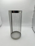 20CM Bbq Grill Basket Round Rolling Camping Barbecue Rack New. Fixed Price $25.47.