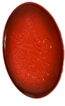 Le Creuset Stoneware Santa Relief Oval Platter -. Fixed Price $150.00.