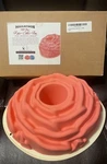 Marathon Two-tone Rose Silicone Baking Cake Pan Mold. Fixed Price $7.99.