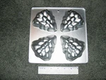 Wilton Aluminum #2105-9496 Christmas Trees Cake Pan 1990. Fixed Price $6.00.
