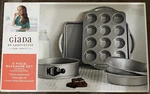 Giada De Laurentiis 5 Piece Bakeware Set Nonstick Aluminized Steel New. Fixed Price $149.99.