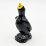 Le Creuset Shiny Black Pie Bird Funnel W/ Yellow Beak Stoneware. Fixed Price $26.00.