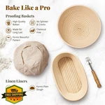 Bavify Sourdough Starter Kit Banneton Bread Proofing Set. Fixed Price $55.99.