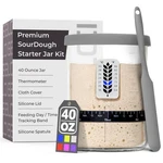 Premium Sourdough Starter Jar - 40OZ Large With Marked Feeding .... Fixed Price $31.67.