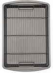 Goodcook 15 X 10.5 Nonstick Carbon Steel Baking Pan & Raised Wire Rack. Fixed Price $25.49.