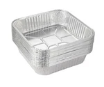 Waytiffer 25PACK- 8 X Aluminum Foil Pans Disposable Pack+no Lids, Silver. Fixed Price $23.49.