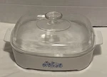 Corning Microwave Browning Dish MW-A-10 White W/ Pyrex B-14 Lid 2. Fixed Price $30.00.