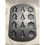 Wilton Non-stick Christmas (gingerbread Man, Snowflakes, Trees) Cookie Sheet-new. Fixed Price $13.95.
