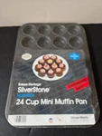 Bakers Heritage Silverstone Non Stick 24 Cup Mini Muffin Pan Sealed New. Fixed Price $28.95.