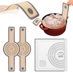 3 Pcs Silicone Baking Mat Set, Bread Sling For Dutch Oven, Reusable .... Fixed Price $15.56.
