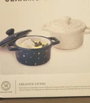 Martha Stewart Collector Speckle Ceramic Cocottes Set Of Two 5.4OZ (160ML). Fixed Price $39.00.