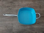 Todd English 11"/28CM Square Ceramic Coating Titanium Infused Pan With Lid. Fixed Price $59.95.