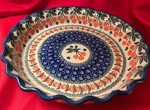 Boleslawiec Polish Deep Dish Pie Baker "cherry Festival" New. Fixed Price $100.00.
