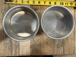 Vintage Magic-line Aluminum Round Cake Pans Set Of 2 Usa La 90037. Fixed Price $22.99.