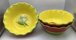 Temp-tations By Tara Cucina Patterns 3 Piece Bowl Set Salad Pasta 7. Fixed Price $27.00.